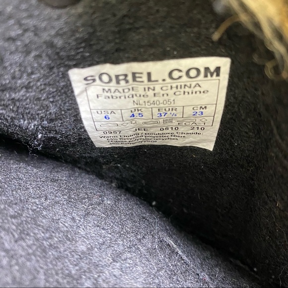 Sorel Boots Joan Of Arctic Quarry, Black Womens - Picture 7 of 7